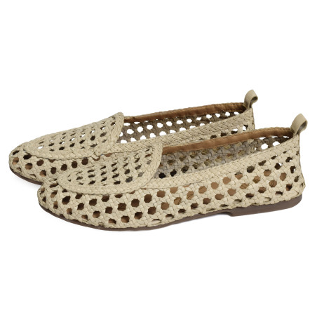 CHR3203 Blanc, Mocassins Atelier Tropézien