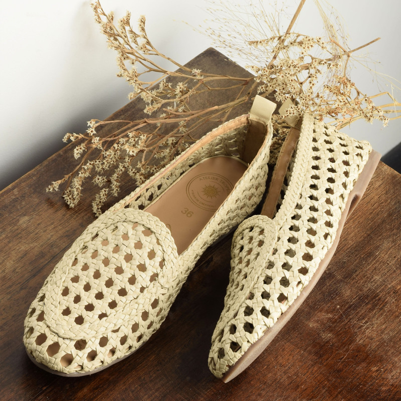 CHR3203 Blanc, Mocassins Atelier Tropézien