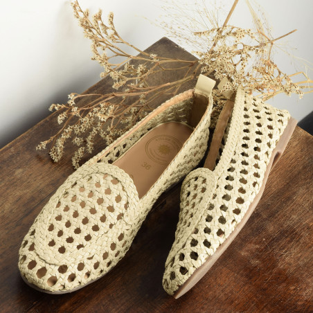 CHR3203 Blanc, Mocassins Atelier Tropézien