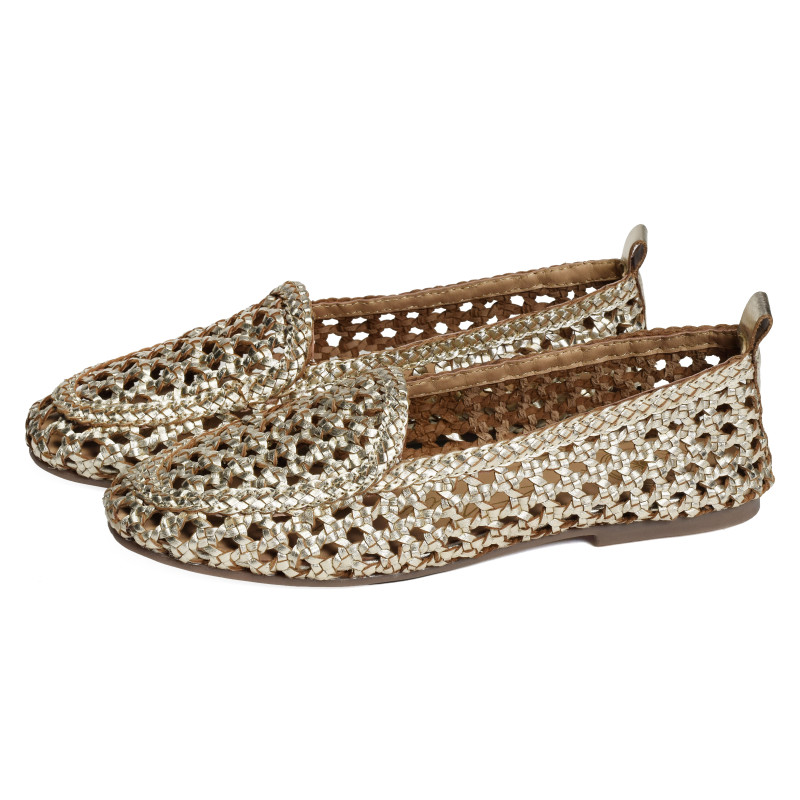CHR3203 Gold, Mocassins Atelier Tropézien