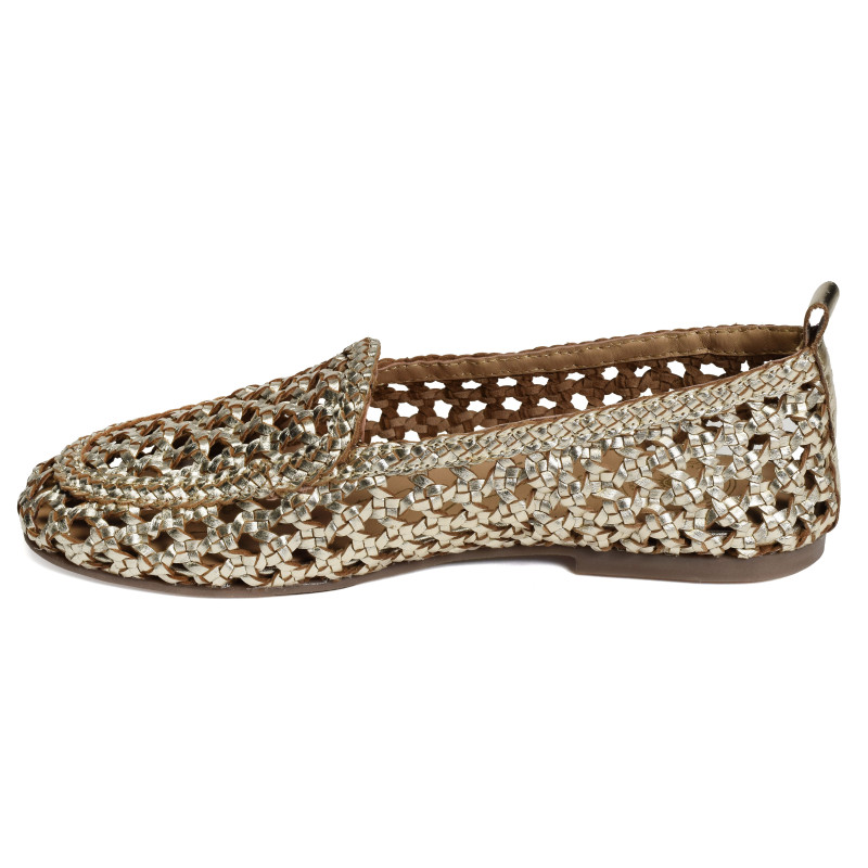 CHR3203 Gold, Mocassins Atelier Tropézien