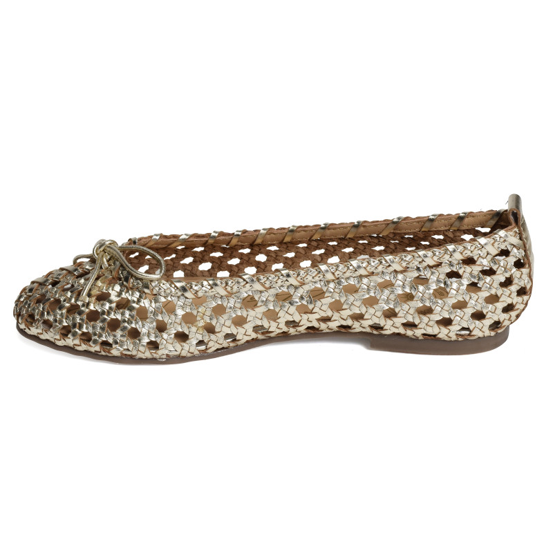 CHR3202 Gold, Ballerines Atelier Tropézien