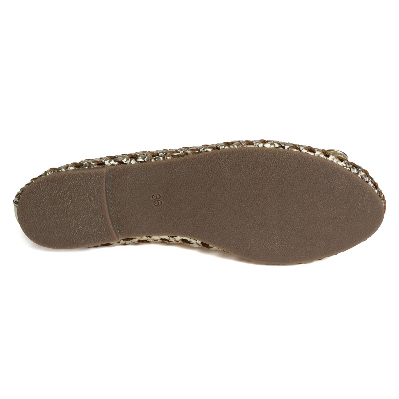 CHR3202 Gold, Ballerines Atelier Tropézien