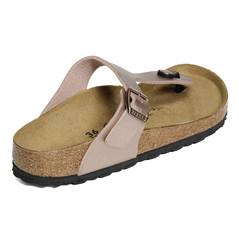 GIZEH Rose Or, Tongs Birkenstock