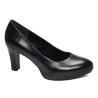 22410 Noir, Escarpins à bout arrondi Tamaris