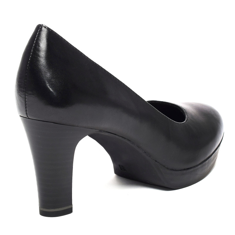 22410 Noir, Escarpins à bout arrondi Tamaris