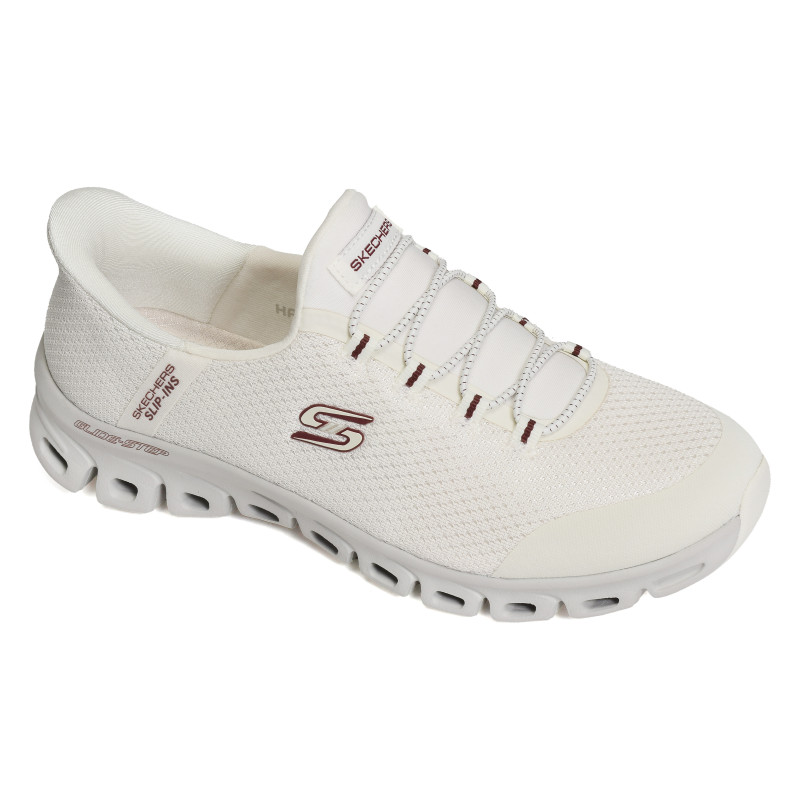 GLIDE STEP VIBEY Ecru, Slip-On Skechers