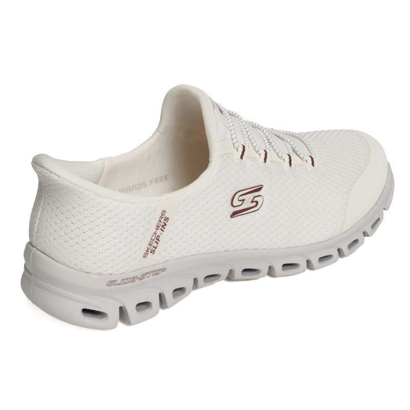 GLIDE STEP VIBEY Ecru, Slip-On Skechers