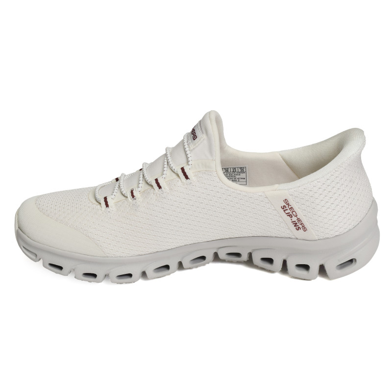 GLIDE STEP VIBEY Ecru, Slip-On Skechers