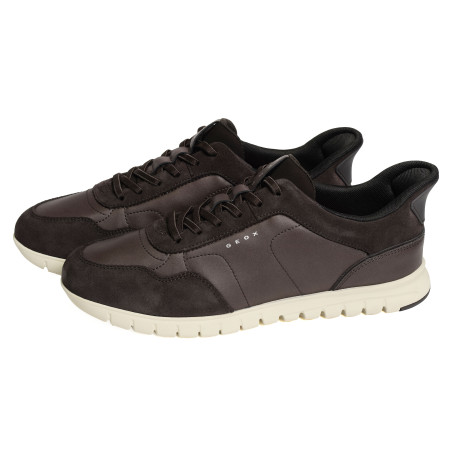 U FLEXTRIDEZERO PLUS A Chocolat, Slip-On Geox
