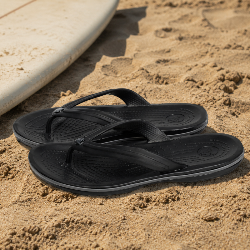 CROCBAND FLIP Noir, Tongs Crocs