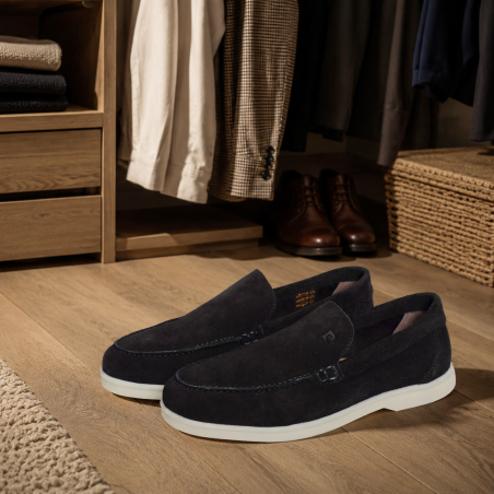 SA169 Noir, Mocassins Pierre Cardin