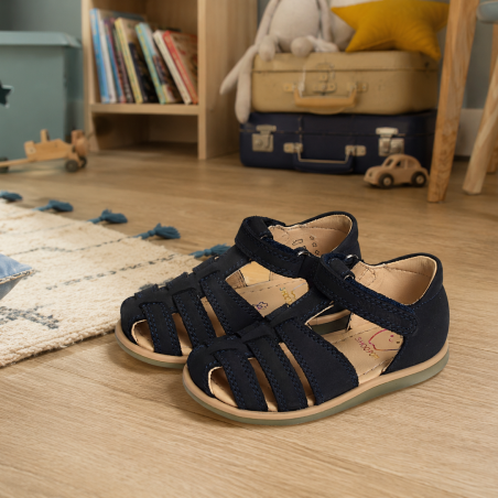 TITY TONTON Marine, Sandales plates & Nu-Pieds Shoopom