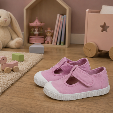 136625 Rose Clair, Chaussures basses Victoria