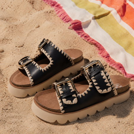 SANDY EDGE Noir, Mules No Name