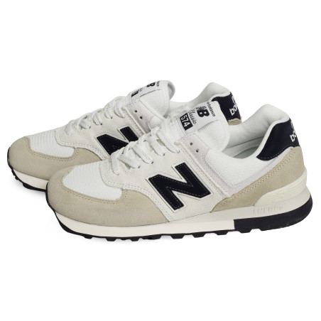 U574 Beige Noir, Sneakers basses New Balance