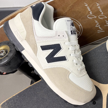 U574 Beige Noir, Sneakers basses New Balance