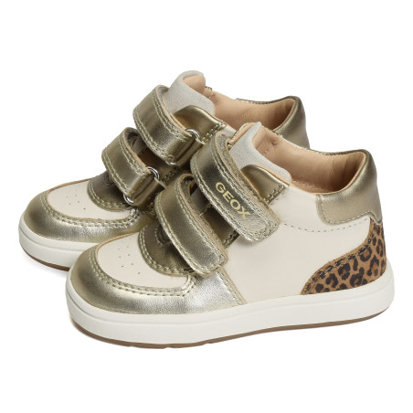 B BIGLIA GA Beige Or, Chaussures à Scratch Geox