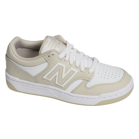GSB480 Beige Blanc, Sneakers basses New Balance