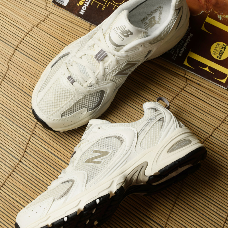 U530 Blanc Taupe, Baskets running New Balance