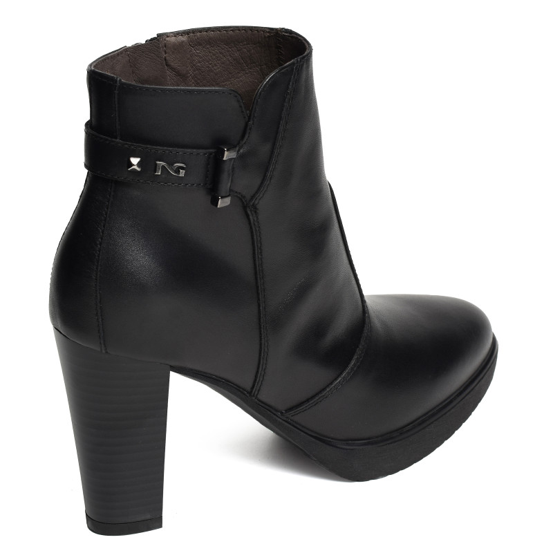 17270 Noir, Bottines NeroGiardini