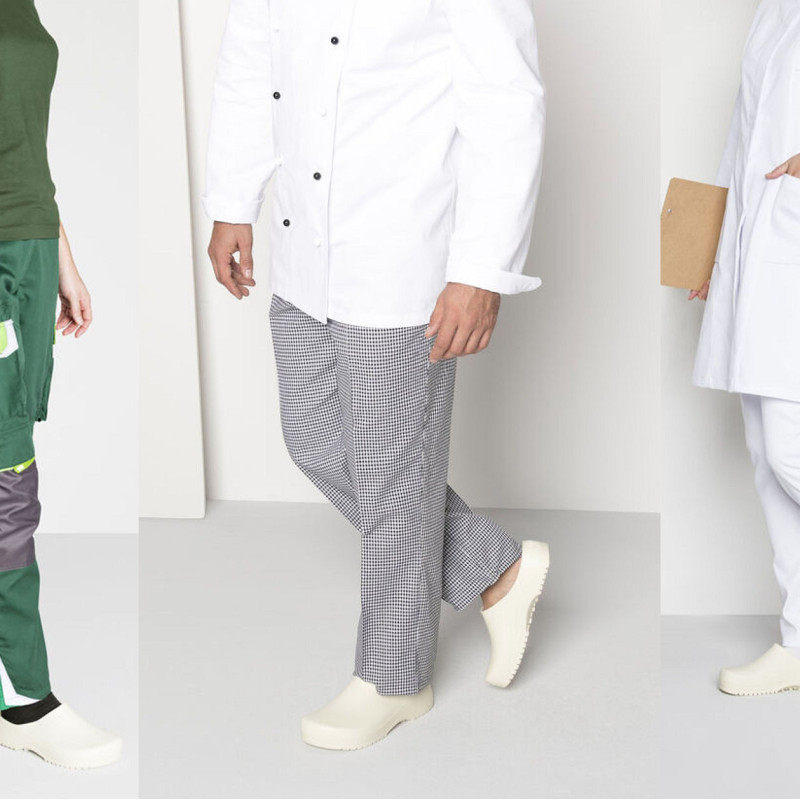 SUPER BIRKI Blanc, Sabots Birkenstock