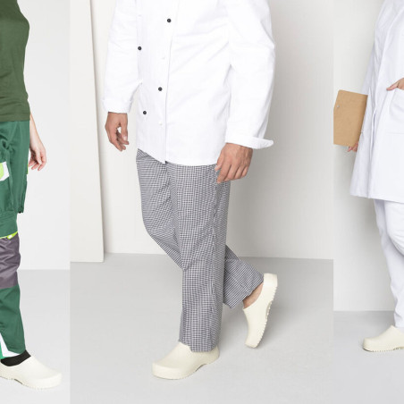 SUPER BIRKI Blanc, Sabots Birkenstock