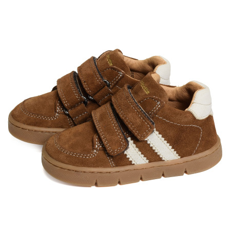 FAREL VELCRO Cognac, Chaussures à Scratch Babybotte
