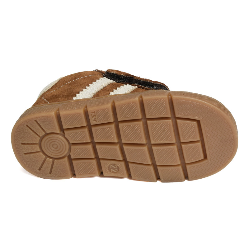 FAREL VELCRO Cognac, Chaussures à Scratch Babybotte