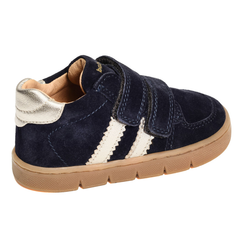 FARELLA VELCRO Marine Or, Chaussures à Scratch Babybotte