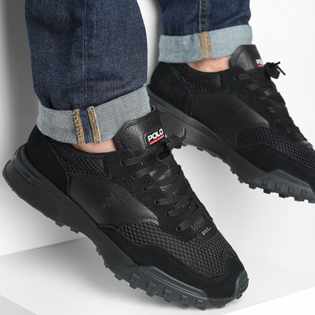 ELDRIDGE Noir, Baskets running Polo Ralph Lauren