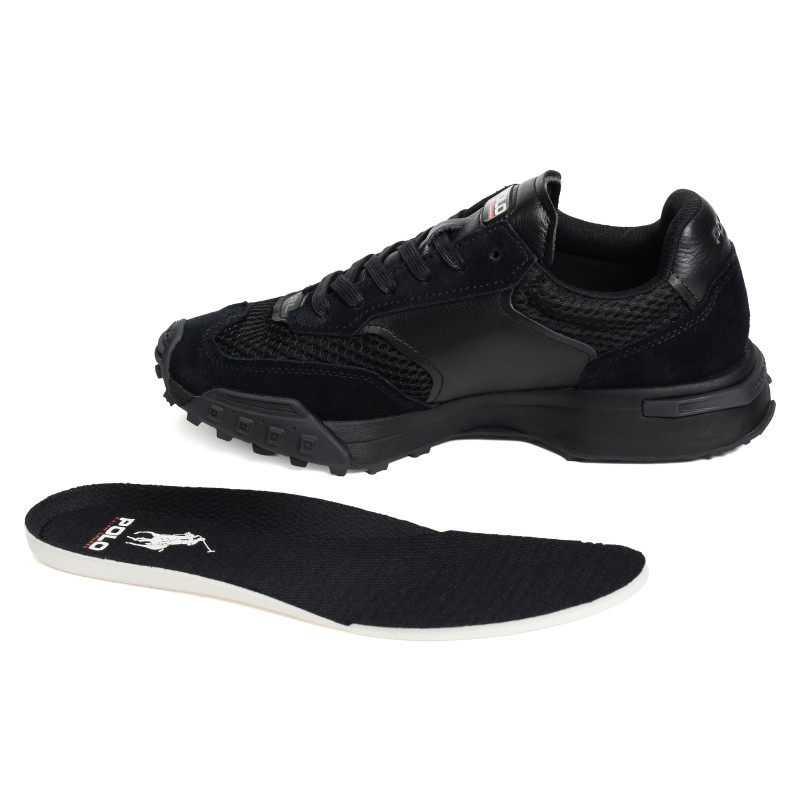 ELDRIDGE Noir, Baskets running Polo Ralph Lauren