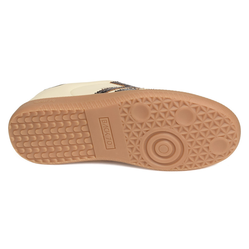 CLOUD NAPPA SNAKE Beige Serpent, Baskets Mode Back 70