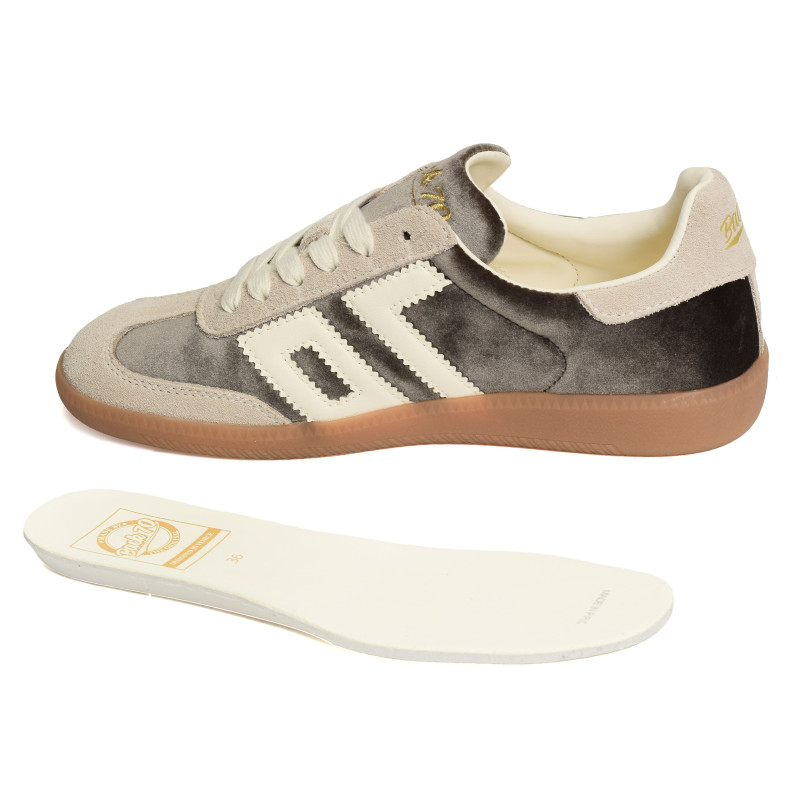 CLOUD VELVET Taupe, Baskets Mode Back 70