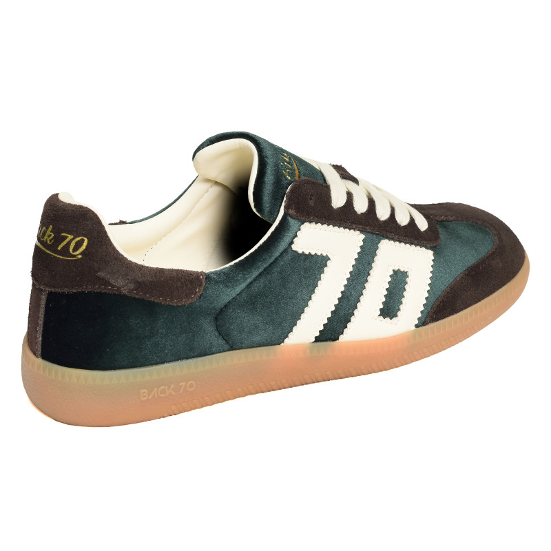 CLOUD VELVET Vert Marron, Baskets Mode Back 70