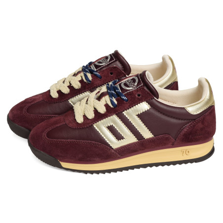JOGGER NAPPA Bordeaux, Baskets Mode Back 70