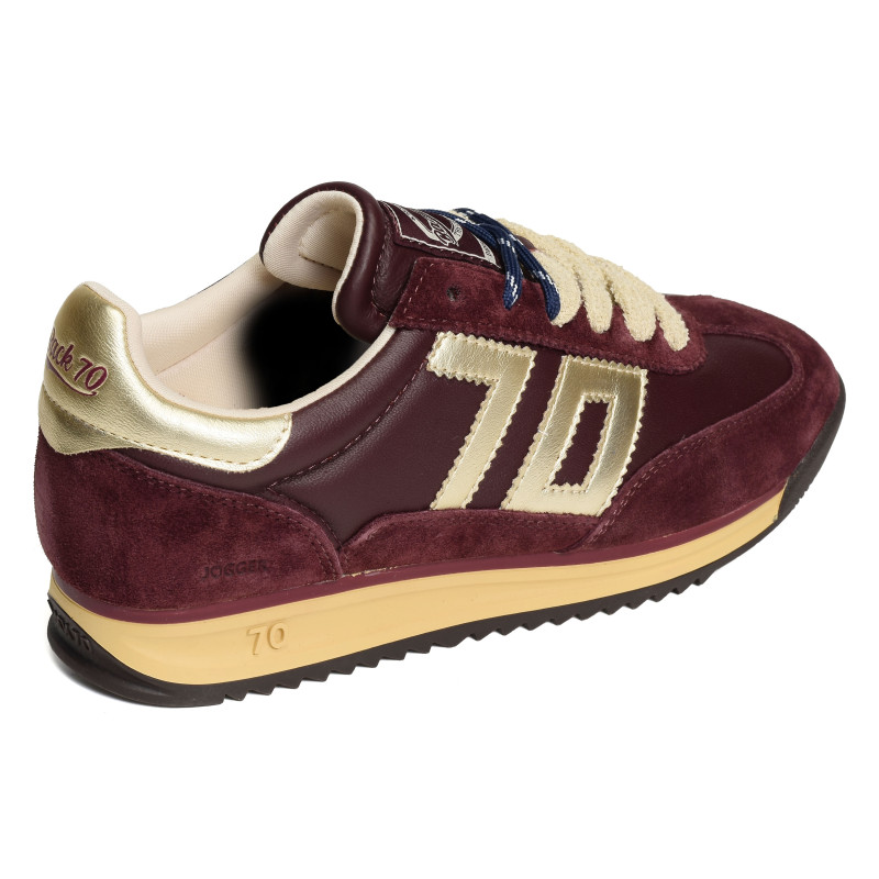 JOGGER NAPPA Bordeaux, Baskets Mode Back 70