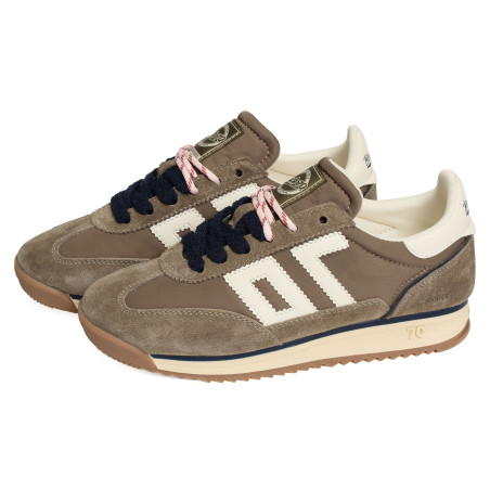 JOGGER SPONGY NYLON Taupe, Baskets running Back 70