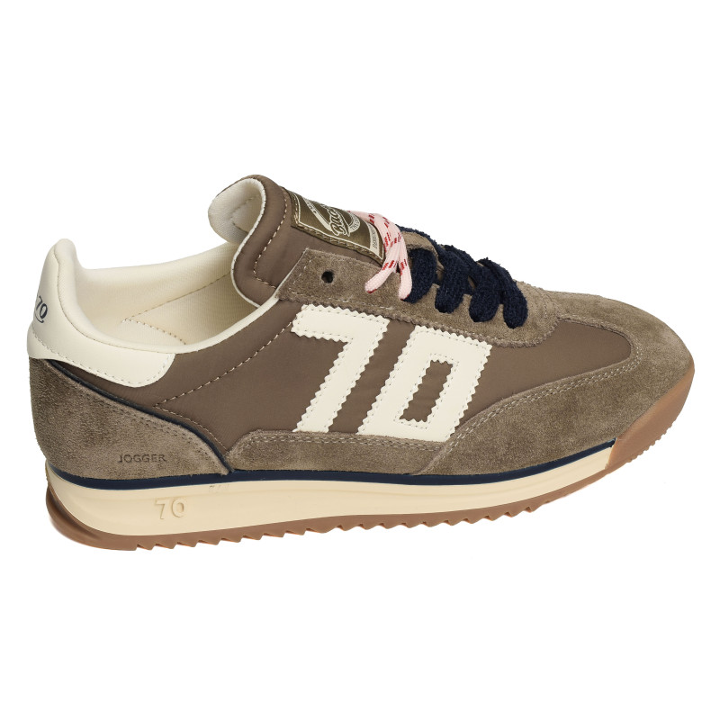 JOGGER SPONGY NYLON Taupe, Baskets running Back 70