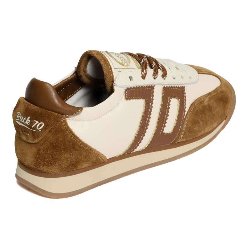 ROCKET NAPPA Blanc Camel, Baskets Mode Back 70