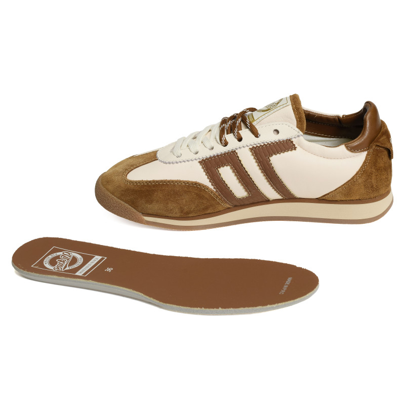 ROCKET NAPPA Blanc Camel, Baskets Mode Back 70