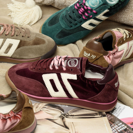 ROCKET VELVET Vert, Baskets Mode Back 70