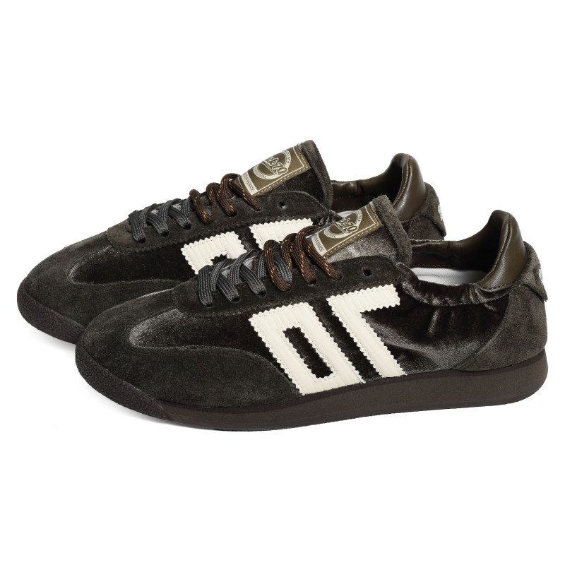 ROCKET VELVET Taupe, Baskets Mode Back 70
