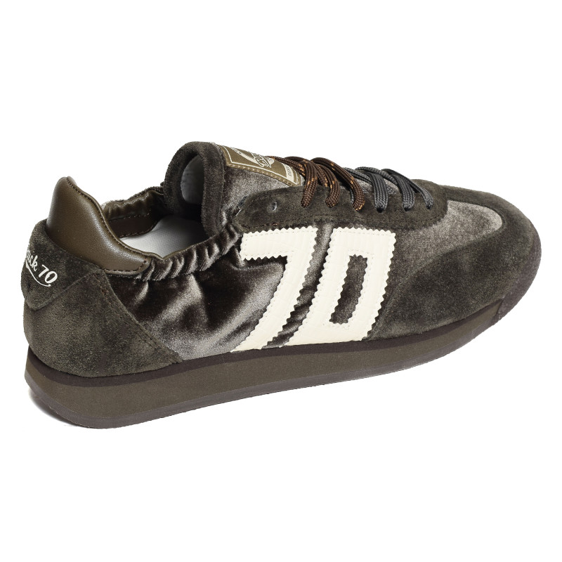 ROCKET VELVET Taupe, Baskets Mode Back 70