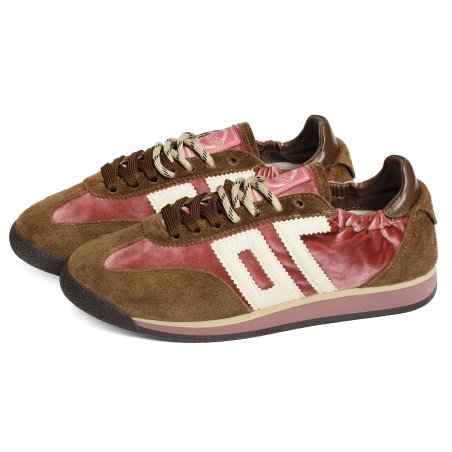 ROCKET VELVET Marron Rose, Baskets Mode Back 70