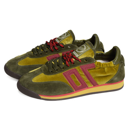 ROCKET VELVET Kaki Rouge, Baskets Mode Back 70