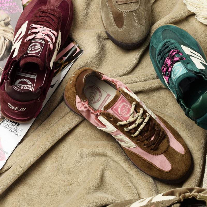 ROCKET VELVET Marron Rose, Baskets Mode Back 70