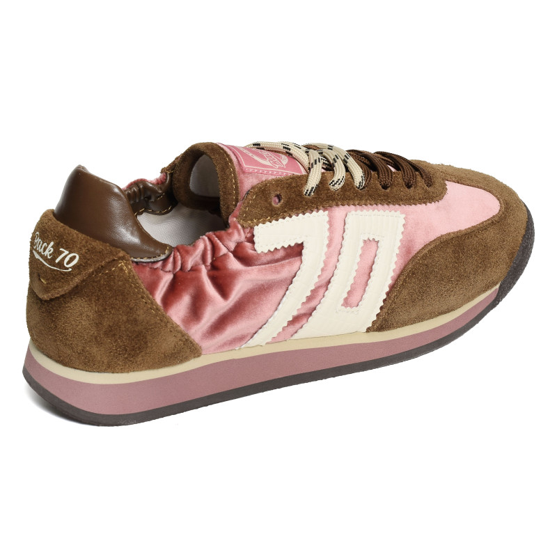 ROCKET VELVET Marron Rose, Baskets Mode Back 70