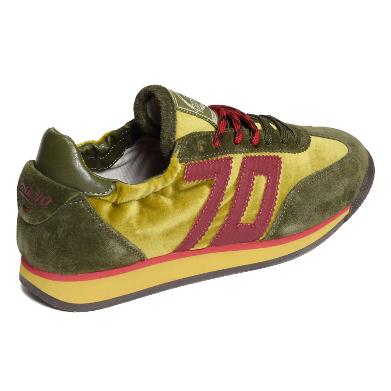 ROCKET VELVET Kaki Rouge, Baskets Mode Back 70