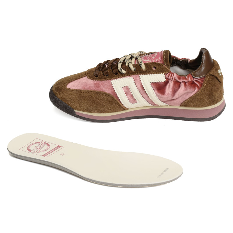 ROCKET VELVET Marron Rose, Baskets Mode Back 70